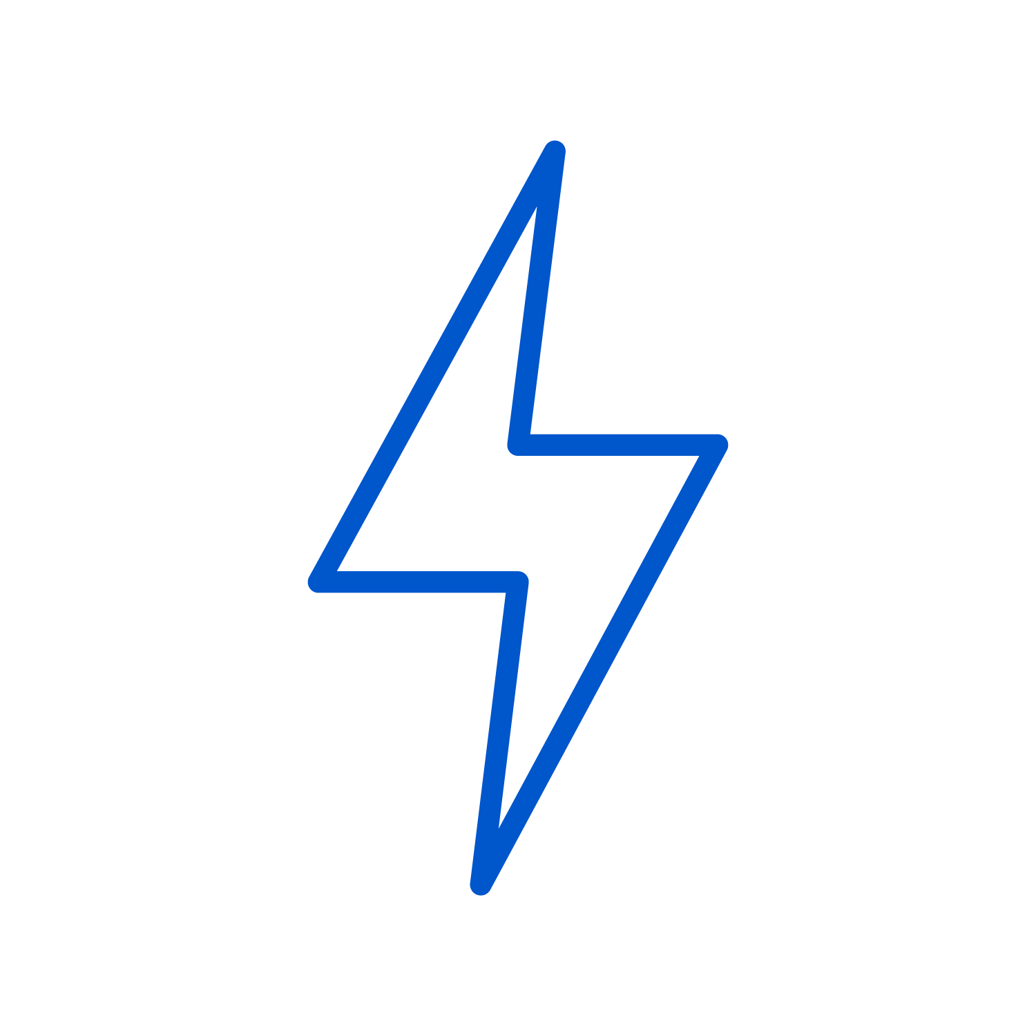 Lightning bolt icon